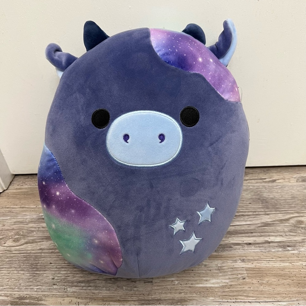 Squishmallows Rivka the Galaxy Cow 12” Rare
